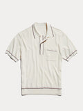 Soft Breathable Knit Polo Shirt Shirts coofandy 