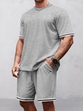 Simple 2-Piece Tracksuit Set Sets coofandy Light Grey M 
