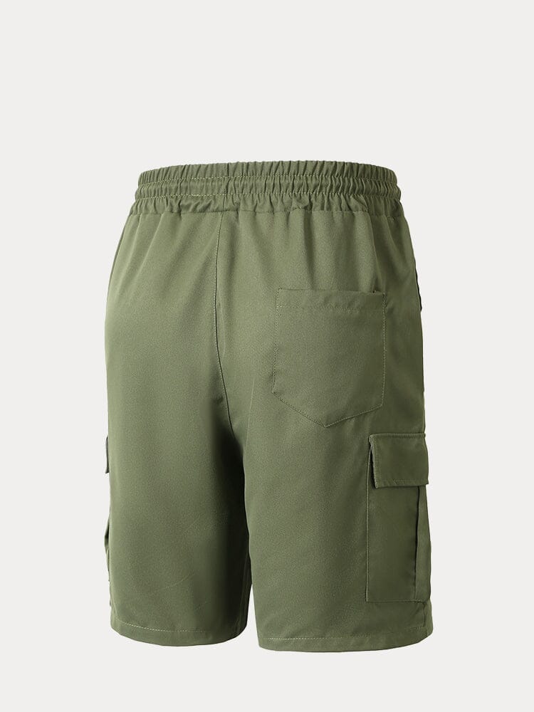 Casual Drawstring Outdoor Cargo Shorts Shorts coofandy 