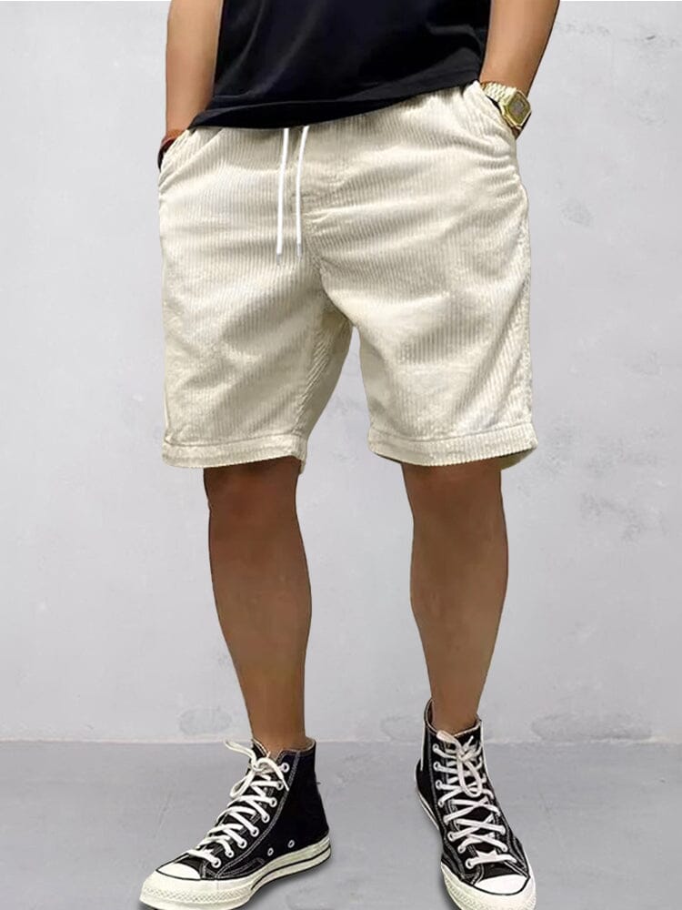 Lightweight Summer Corduroy Shorts Shorts coofandy Apricot M 