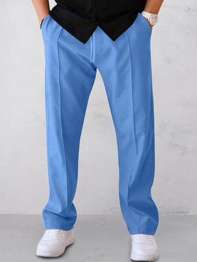 Essential Comfort Jogger Pants Pants coofandy Clear Blue S 