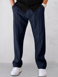 Essential Comfort Jogger Pants Pants coofandy Navy Blue S 