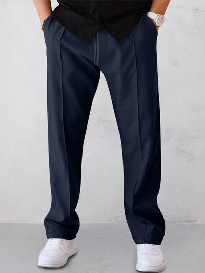 Essential Comfort Jogger Pants Pants coofandy Navy Blue S 