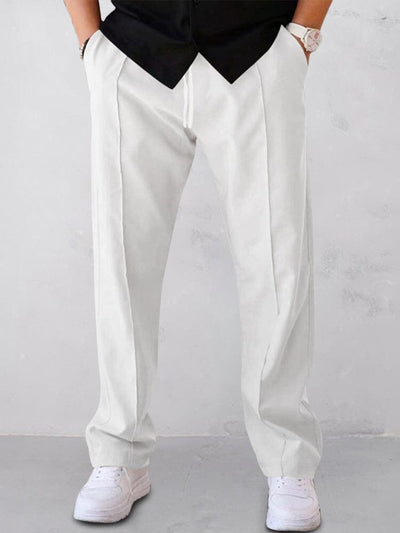 Essential Comfort Jogger Pants Pants coofandy White S 