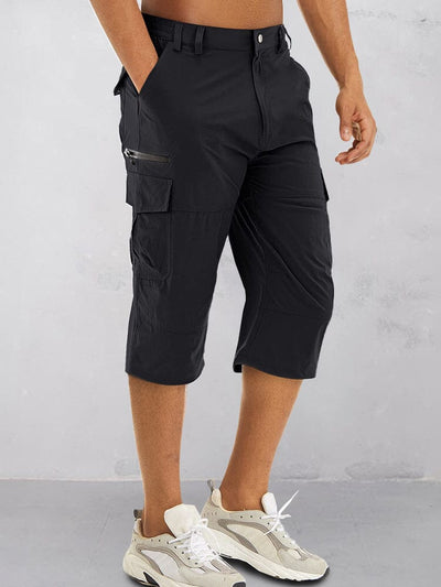 Practical Durable Cargo Shorts Shorts coofandy Black M 