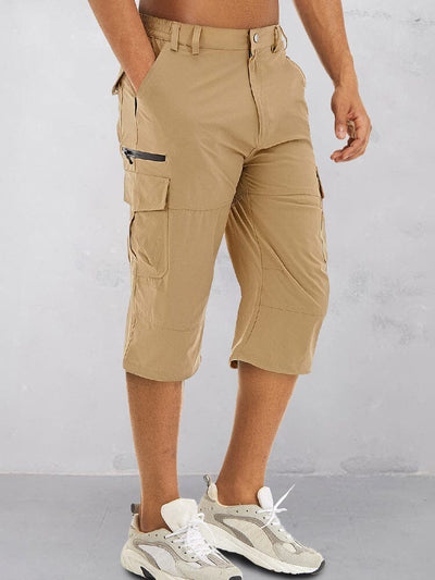 Practical Durable Cargo Shorts Shorts coofandy Khaki M 