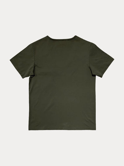 Casial Versatile U-Neck Tee T-Shirt coofandy 