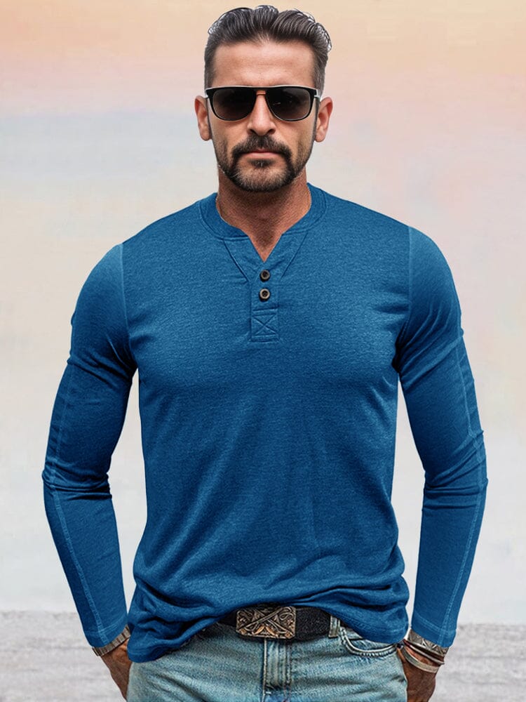 Minimalist Soft Stretch Undershirt Shirts & Polos coofandy Blue M 