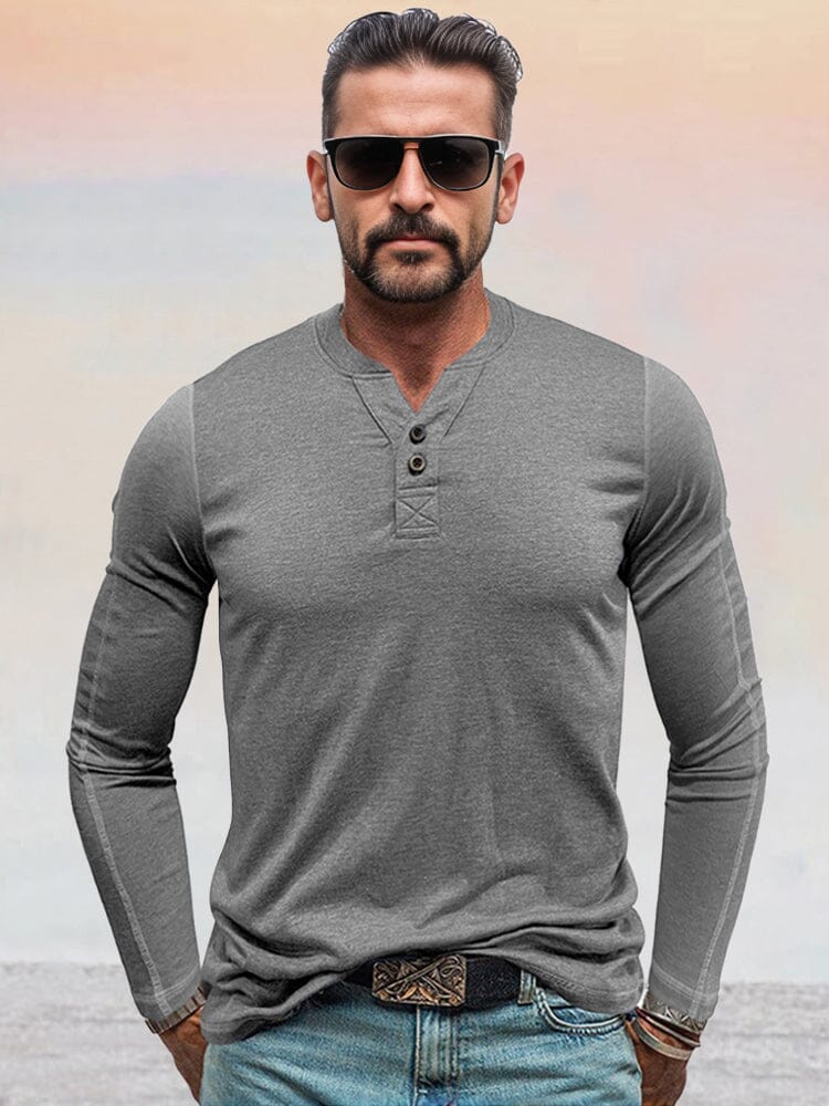 Minimalist Soft Stretch Undershirt Shirts & Polos coofandy Grey M 