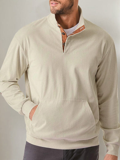 Casual Corduroy Comfort Sweatshirt Sweatshirts coofandy 