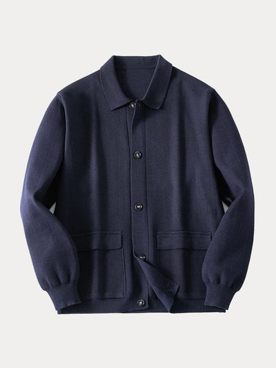 Timeless Polo Collar Cardigan Cardigans coofandy 