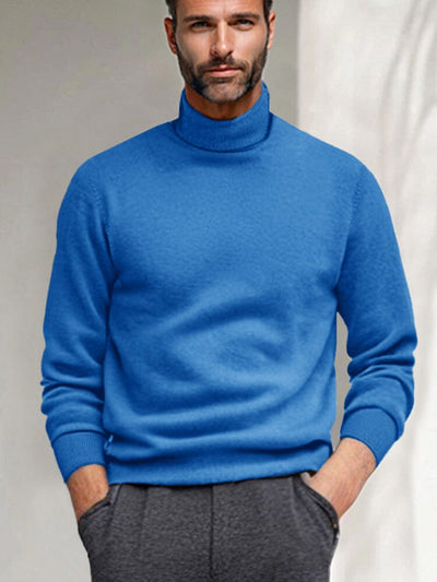 Versatile Warm Sweater Undershirt Sweater coofandy Blue S 