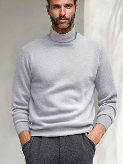 Versatile Warm Sweater Undershirt Sweater coofandy Light Grey S 