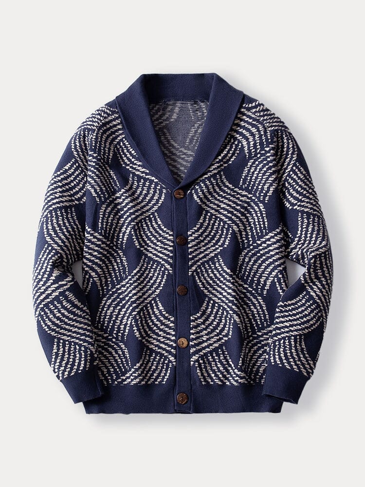 Comfy Jacquard Knit Jacket Cardigans coofandy 