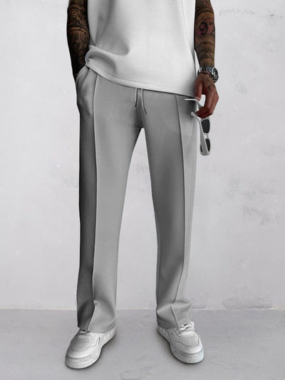 Classic Comfort Athleisure Pants Pants coofandy Light Grey M 