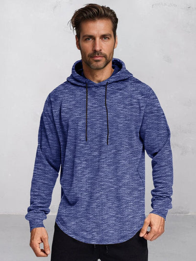 Casual Pullover Active Hoodie Hoodies coofandy Blue S 