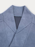 Casual Double Breasted Suede Vest Vest coofandy 
