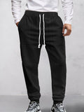 Urban Utility Jacquard Pants Pants coofandy Black S 