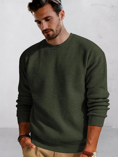 Classic Soft Versatile Pullover Sweater Sweaters coofandy Army Green S 