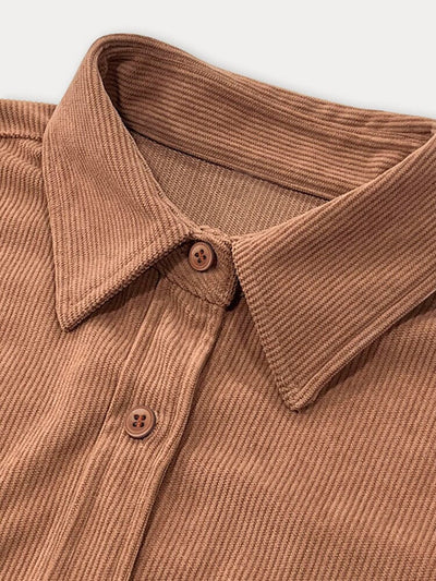 Casual Functional Corduroy Shirt Shirts coofandy 