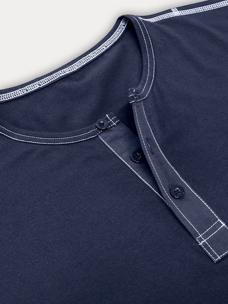 Stylish Soft Everyday Henley Shirt T-Shirt coofandy 