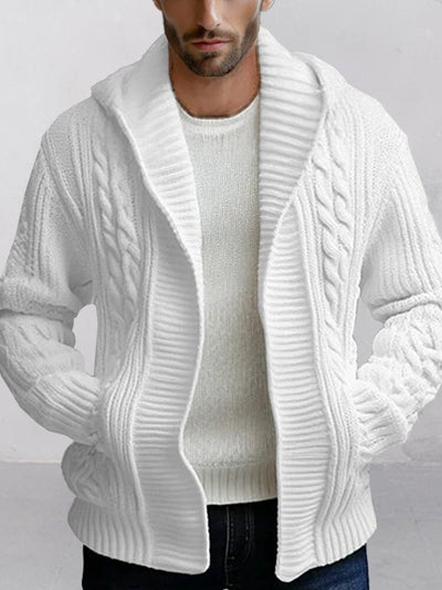 Casual Cable Knit Open Front Cardigan Cardigans coofandy 