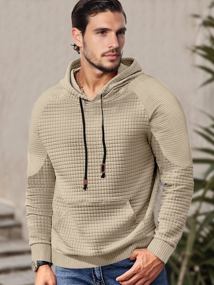 Comfy Relaxed Fit Waffle Hoodie – COOFANDY