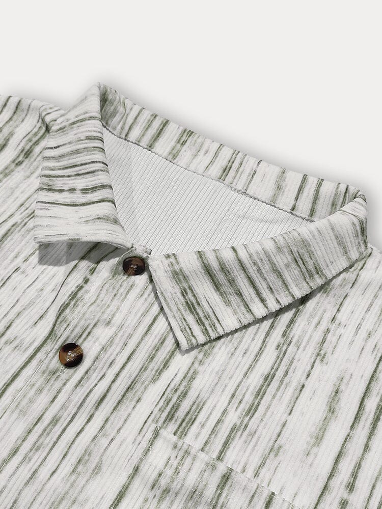 Relaxed Fit Stripe Corduroy Shirt Shirts coofandy 