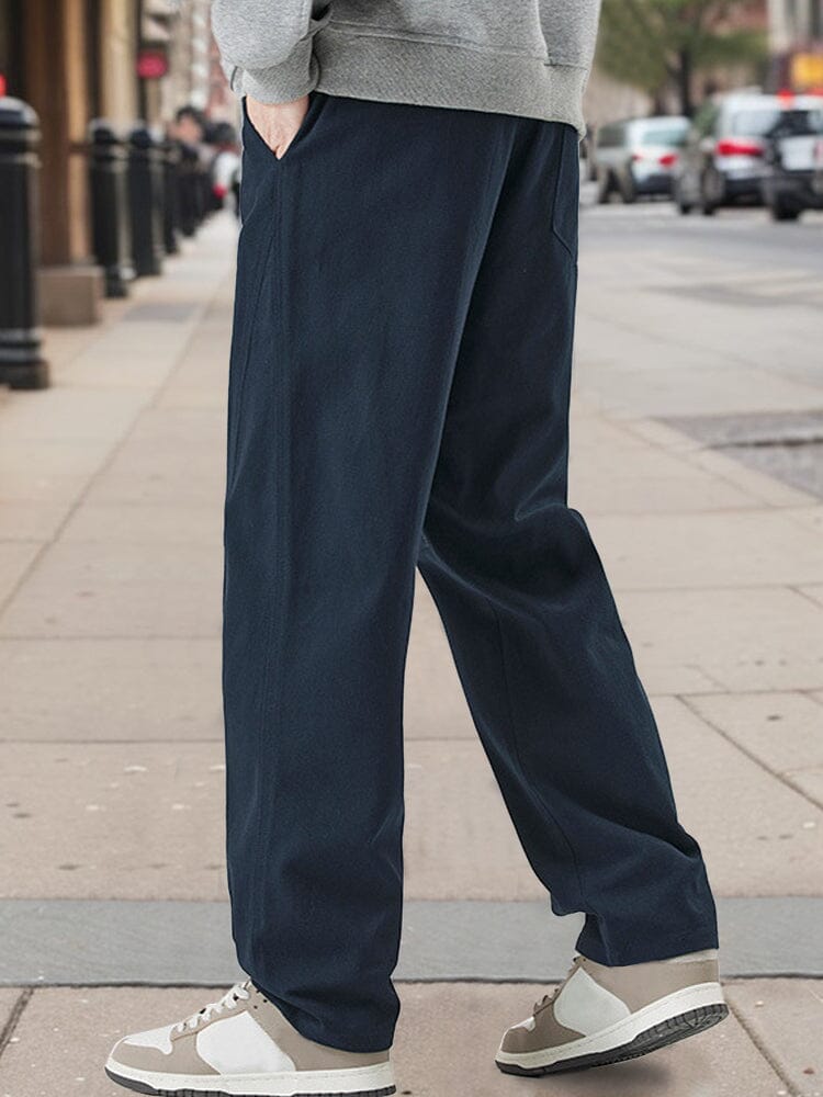 Versatile Draped Straight Leg Pants Pants coofandy 