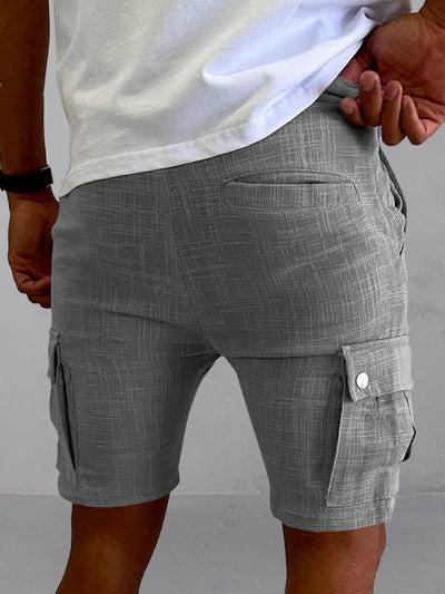 Lightweight 100% Cotton Cargo Shorts Shorts coofandy 