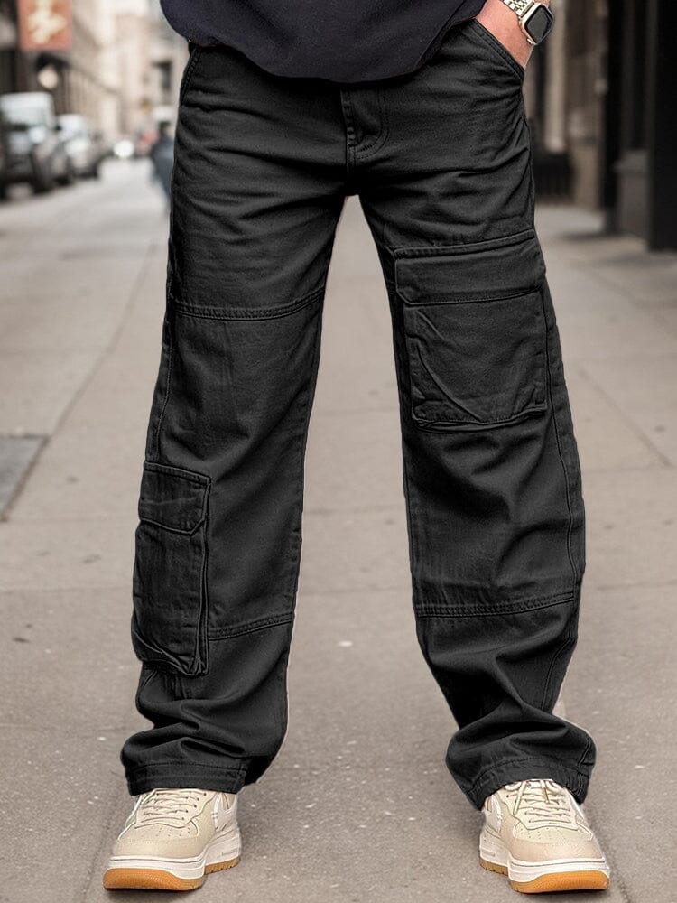 100% Cotton Straight Leg Cargo Pants