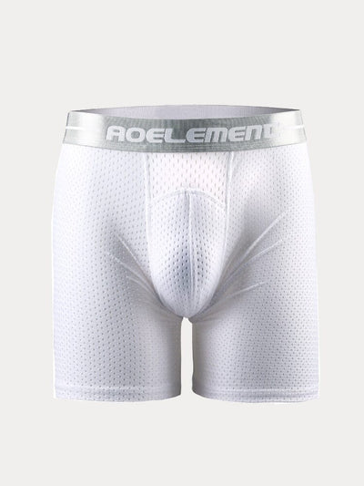 Athletic Breathable Boxer Brief Underwear Accessories coofandy White S 