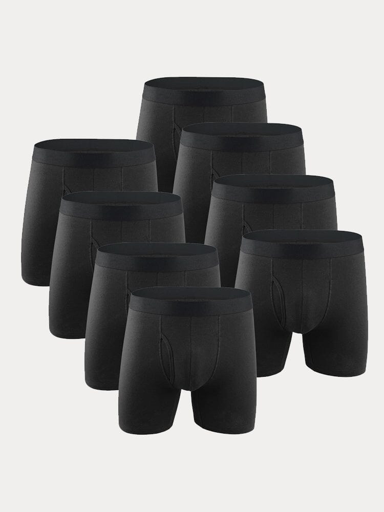 Multipacks Cotton Stretch Boxer Brief Accessories coofandy 8 Black S 