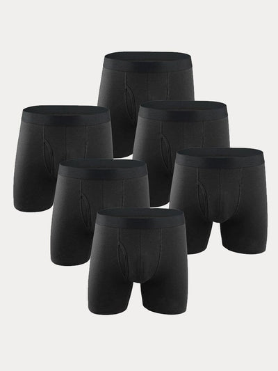 Multipacks Cotton Stretch Boxer Brief Accessories coofandy 6 Black S 