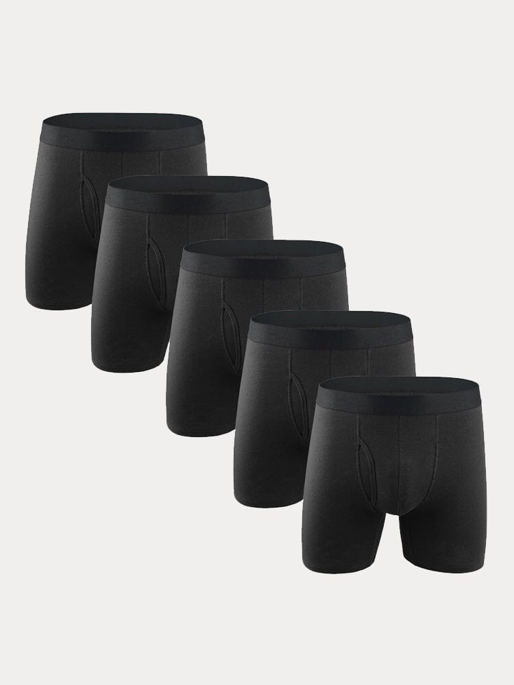 Multipacks Cotton Stretch Boxer Brief Accessories coofandy 5 Black S 