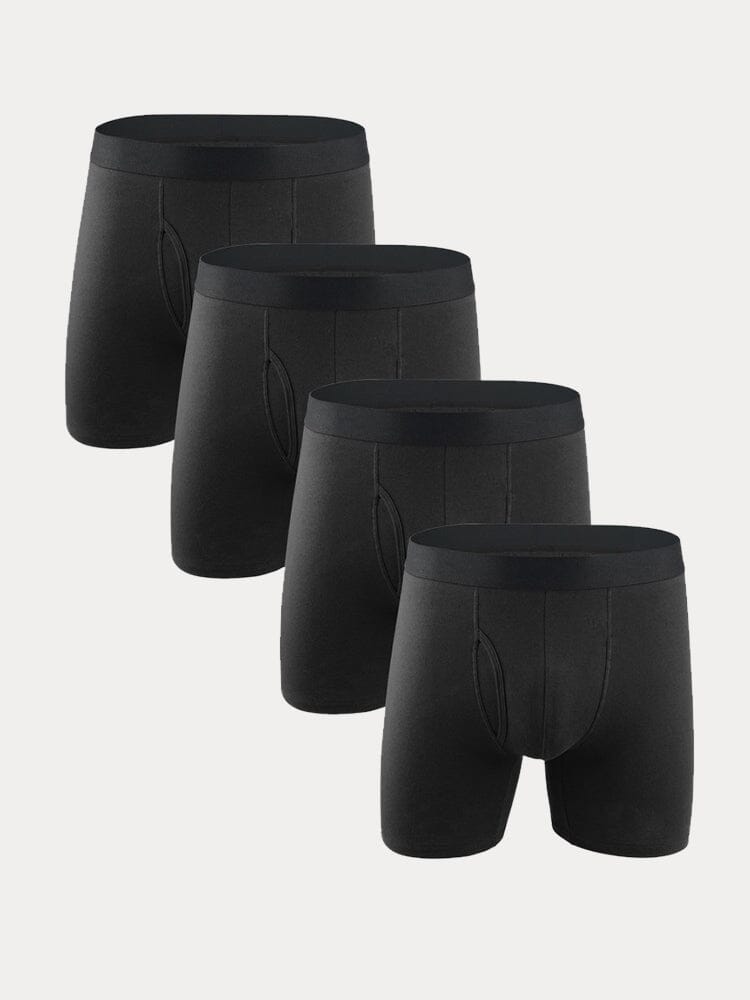 Multipacks Cotton Stretch Boxer Brief Accessories coofandy 4 Black S 