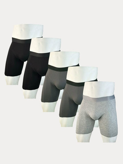 5 Pack Cotton Stretch Boxer Brief Accessories coofandy PAT1 S 