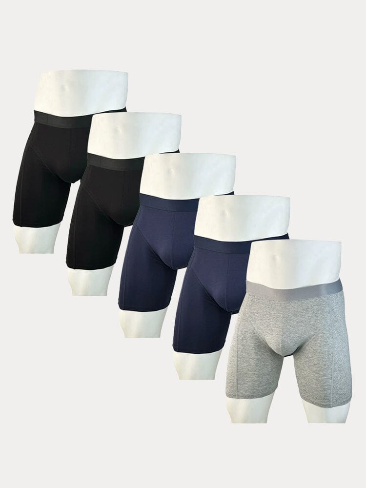 5 Pack Cotton Stretch Boxer Brief Accessories coofandy PAT5 S 