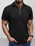 Breathable Summer Knit Polo Shirt