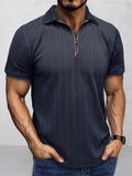 Breathable Summer Knit Polo Shirt