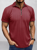 Breathable Summer Knit Polo Shirt
