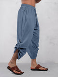 Relaxed Comfort Cotton Cropped Pants