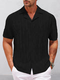 Comfort Fit Textured Beach Shirt