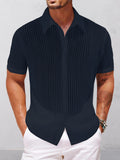 Breathable Hollow Out Textured Shirt