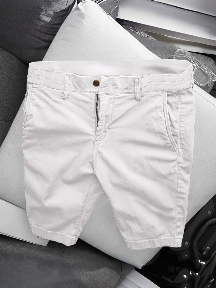 Casual Business Straight Cotton Shorts