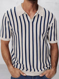 Urban Casual Stripe Knit Top