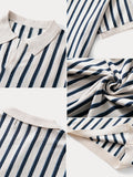 Urban Casual Stripe Knit Top