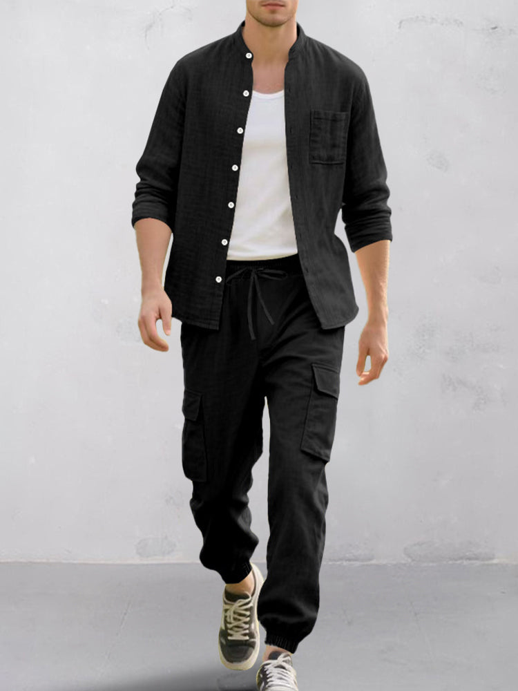 Premium Cotton Shirt Pants Set