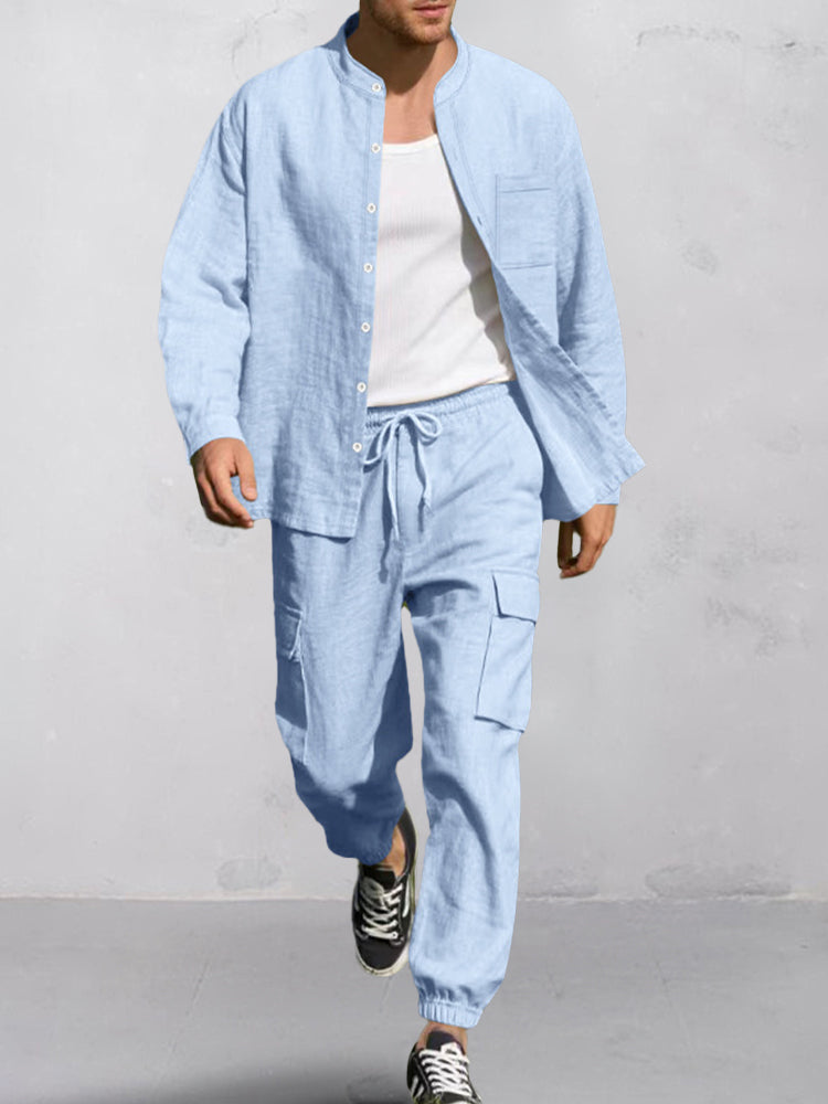 Premium Cotton Shirt Pants Set
