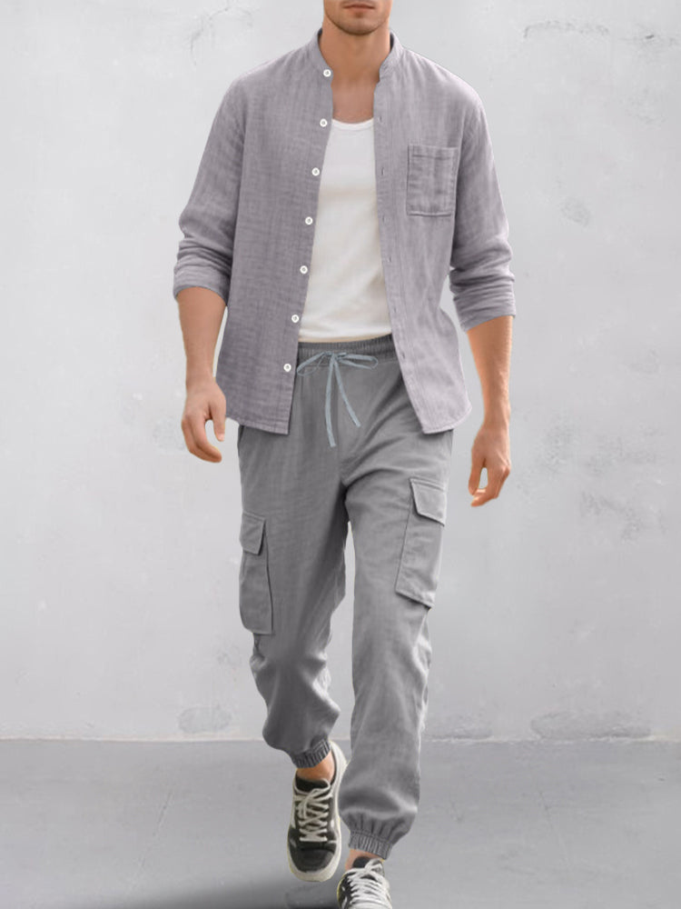 Premium Cotton Shirt Pants Set